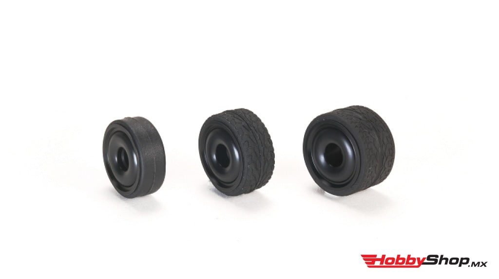 Pn Racing - Mini-Z 2Wd Machine Cut Delrin Black Formula 11X20Mm Flanged Wheel R2 En Existencia