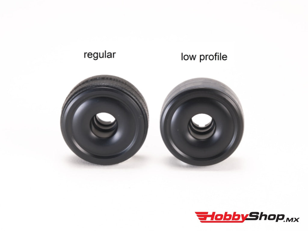 Pn Racing - Mini-Z 2Wd Machine Delrin Cut Black Formula 8.5X19Mm Flanged Wheel F0.5 En Existencia