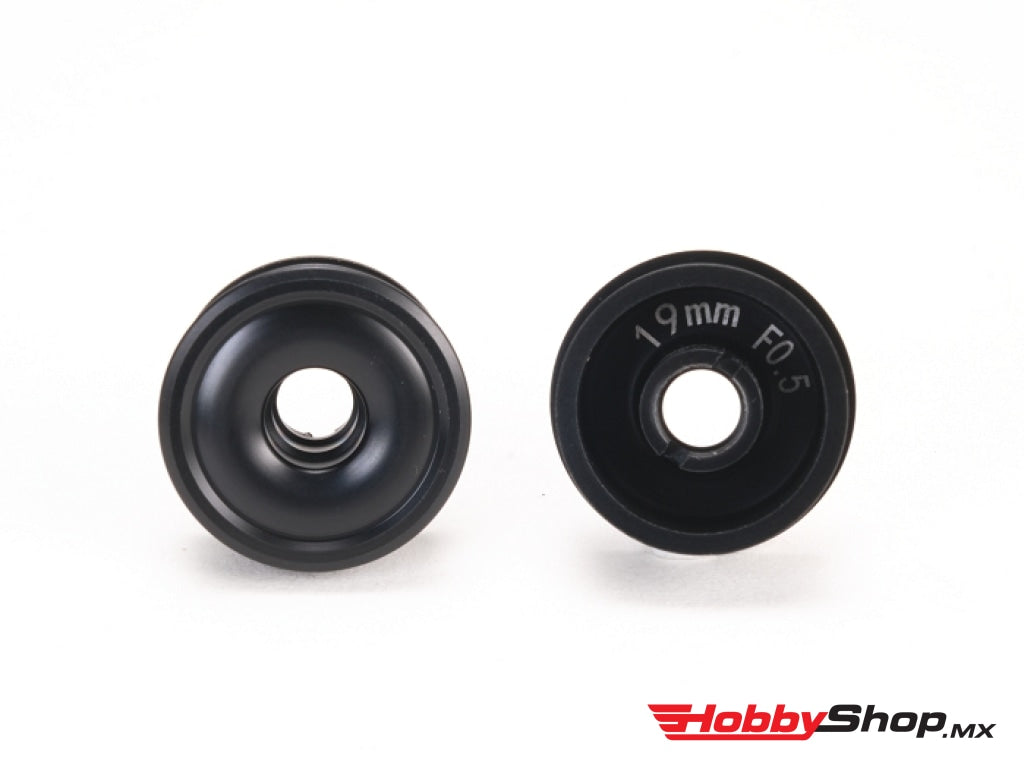 Pn Racing - Mini-Z 2Wd Machine Delrin Cut Black Formula 8.5X19Mm Flanged Wheel F0.5 En Existencia