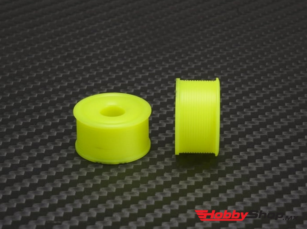 Pn Racing - Mini-Z 2Wd Machine Delrin Cut Yellow Formula 11X20Mm Flanged Wheel R0 En Existencia