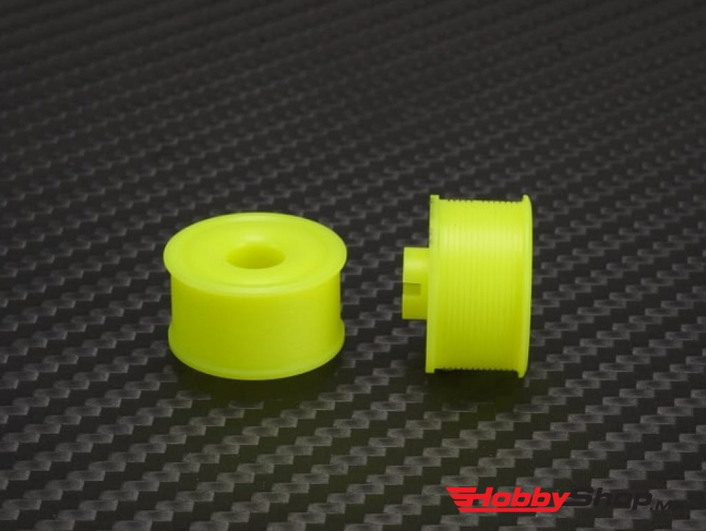 Pn Racing - Mini-Z 2Wd Machine Delrin Cut Yellow Formula 11X20Mm Flanged Wheel R3 En Existencia