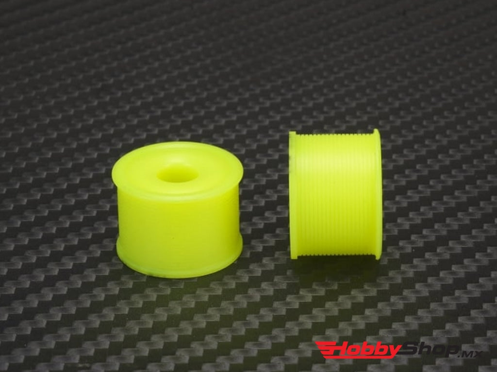 Pn Racing - Mini-Z 2Wd Machine Delrin Cut Yellow Formula 14X20Mm Flanged Wheel R14 En Existencia