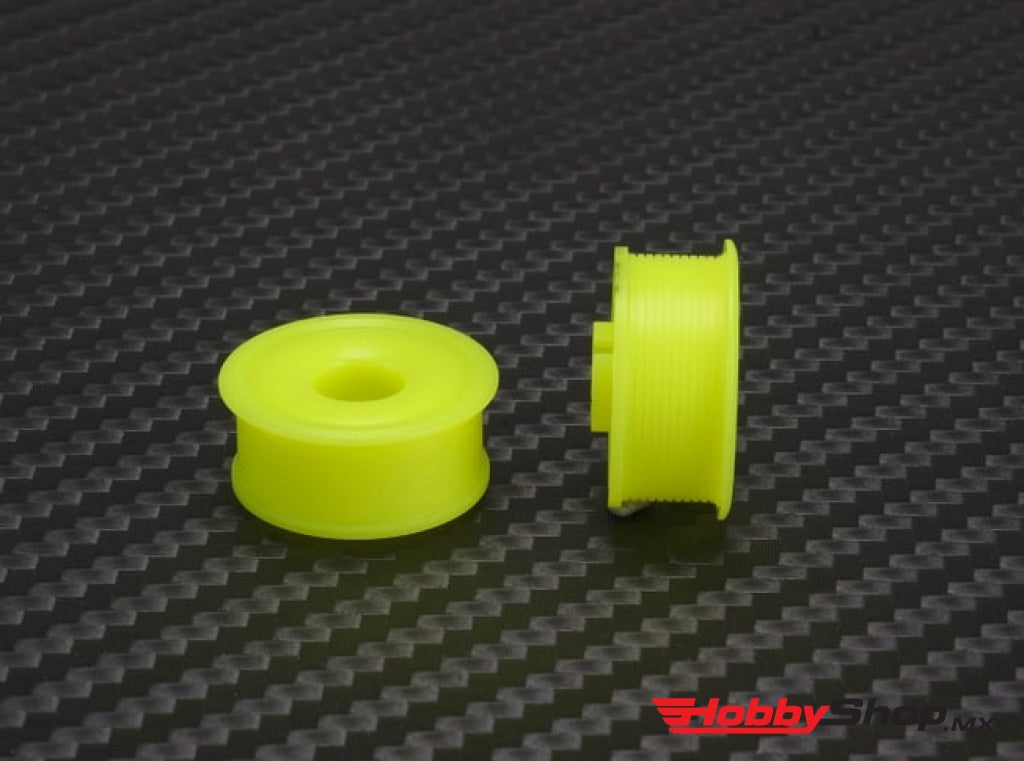 Pn Racing - Mini-Z 2Wd Machine Delrin Cut Yellow Formula 8.5X19Mm Flanged Wheel F15 En Existencia