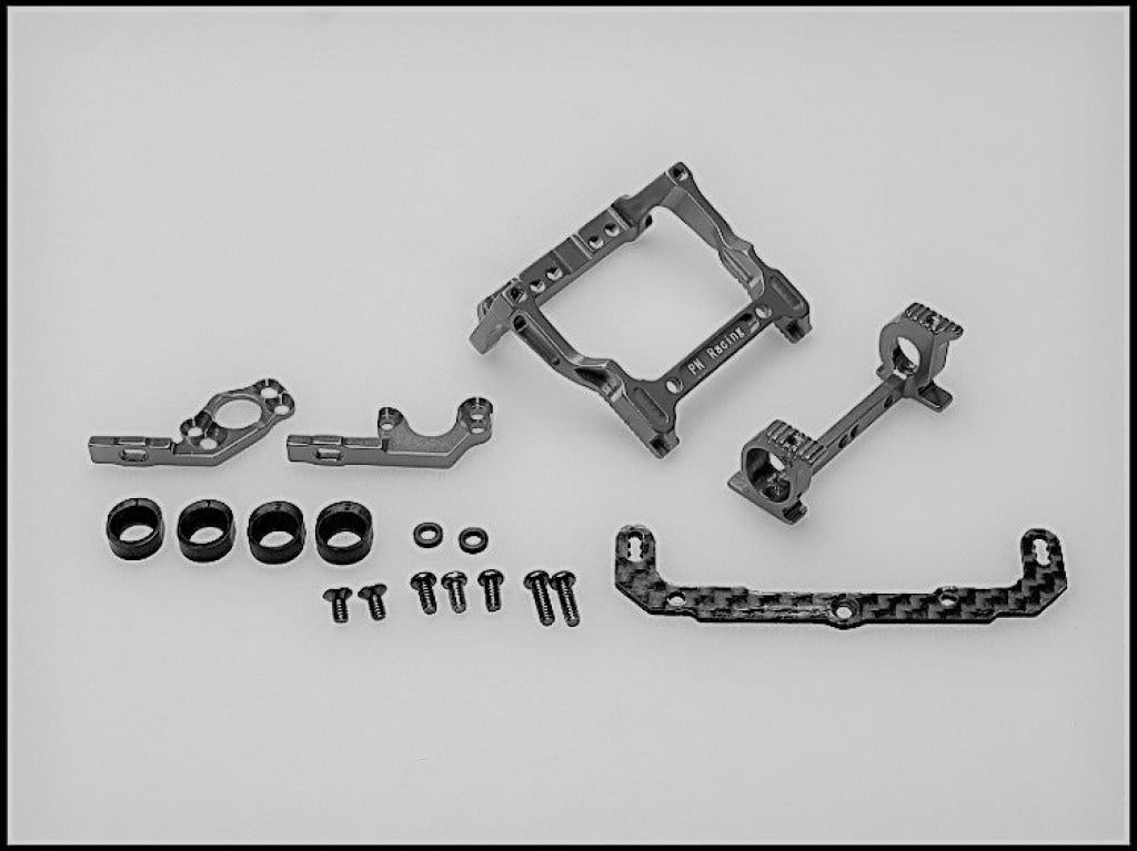 Pn Racing - Ppn Mini-Z Mr02/03 93-102Mm Multi Motor Mount (Black) En Existencia