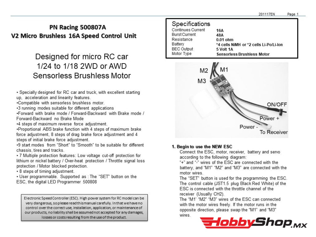 Pn Racing - Mini-Z Pnr2.5W Chassis Kit En Existencia