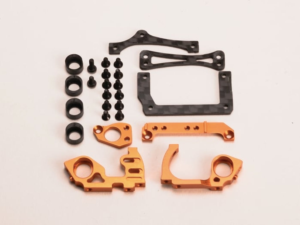 Pn Racing - Mini-Z V5 Lcg 98Mm Motor Mount (Orange) En Existencia