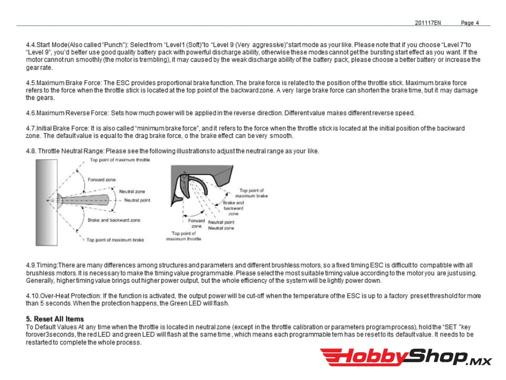 Pn Racing - V2 Micro Brushless 16A Speed Control Unit En Existencia