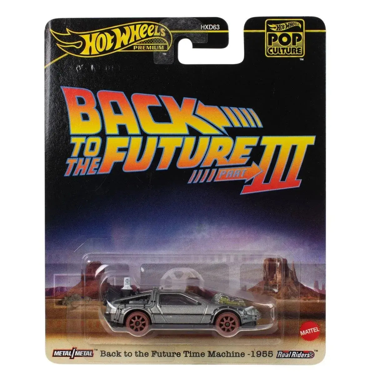 Mattel - Hot Wheels Premium Pop Culture Back To The Future Time Machine 1955