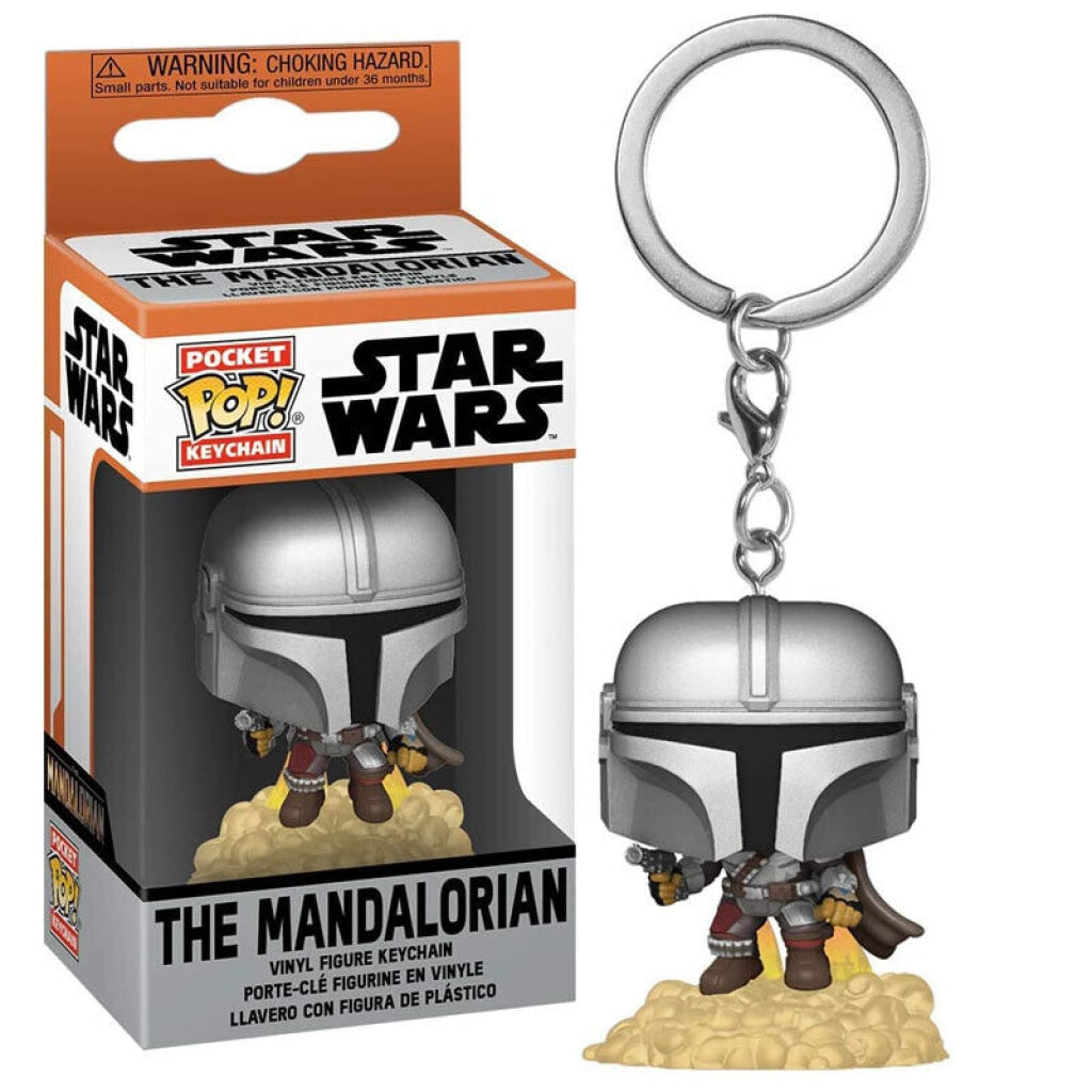 Pop Keychain: Jstar Wars The Mandalorian - Con Blaster En Existencia