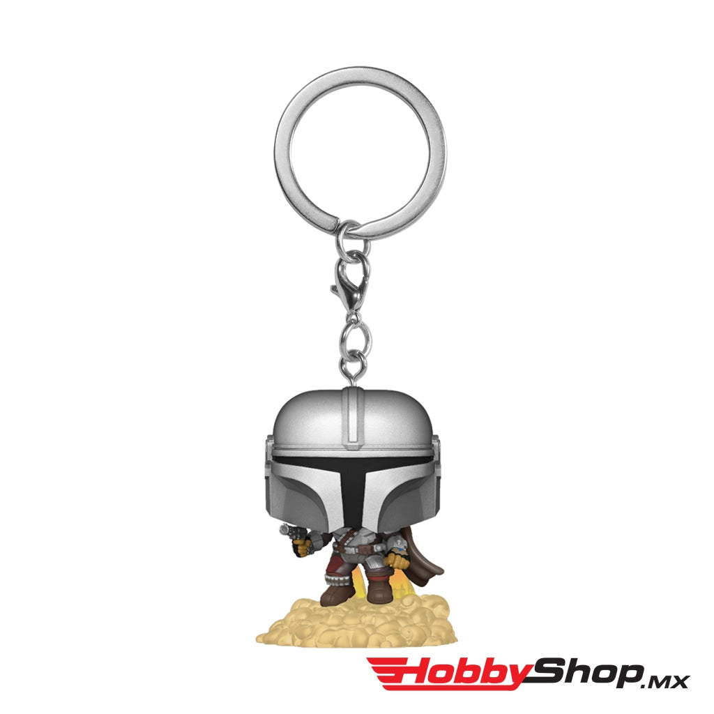 Pop Keychain: Jstar Wars The Mandalorian - Con Blaster En Existencia