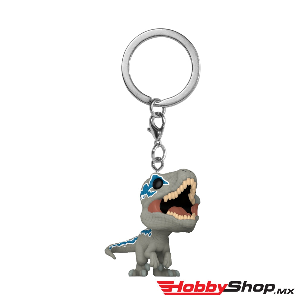 Pop Keychain: Jurassic World Dominion - Velociraptor Blue En Existencia