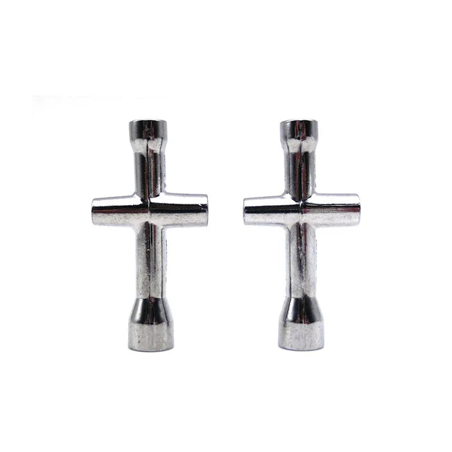 INJORA - 2PCS 4.0 5.0 5.5 7.0mm Cross Wrench Hex Nut Driver Socket Repair Tool
