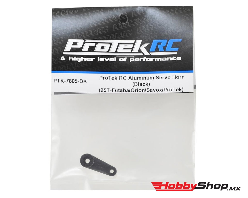 Protek Rc - Aluminum Servo Horn (Black) (25T-Futaba / Orion Savox Protek) En Existencia