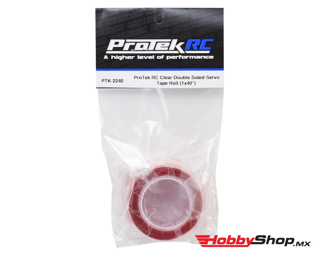 Protek Rc - Rollo De Cinta Servo Transparente Doble Cara (1X40) En Existencia
