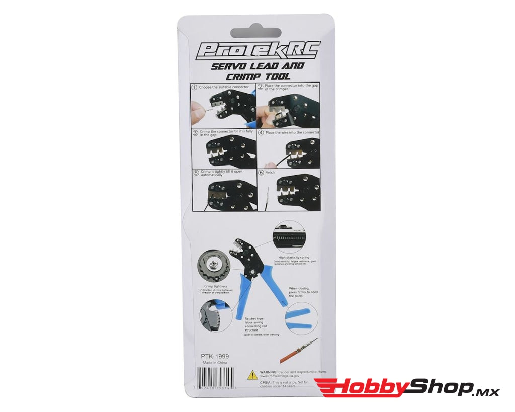 Protek Rc - Servo Lead & Terminal Crimping Tool En Existencia