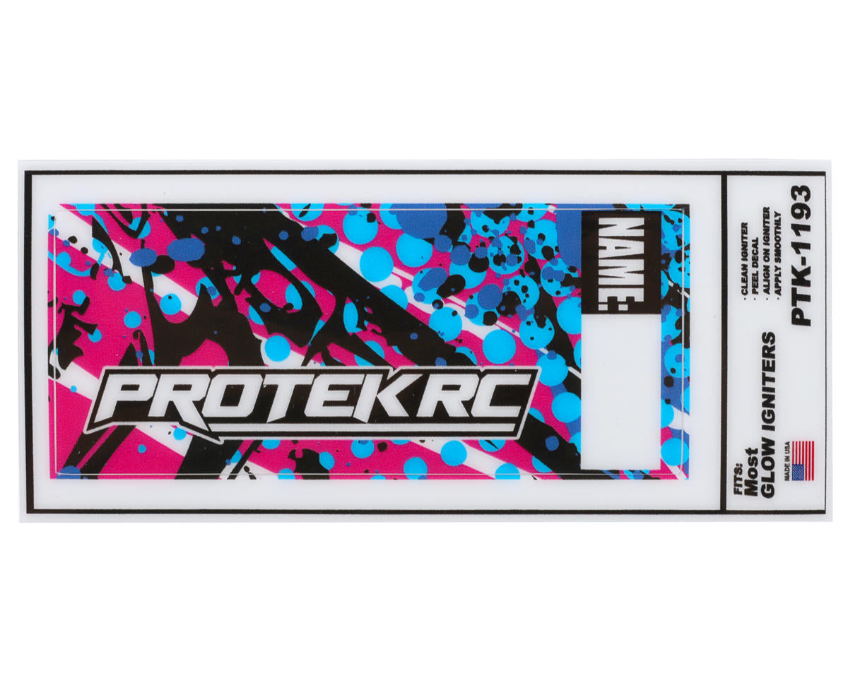ProTek RC - Glow Igniter Wrap (Hectic) - Calcomanía