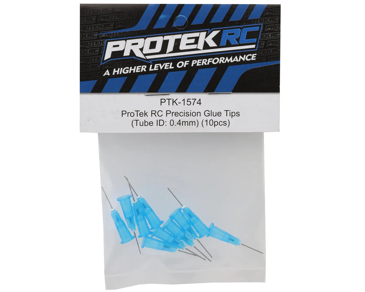 Protek RC - Precision Stainless Steel Glue Tips (0.4mm) (10)