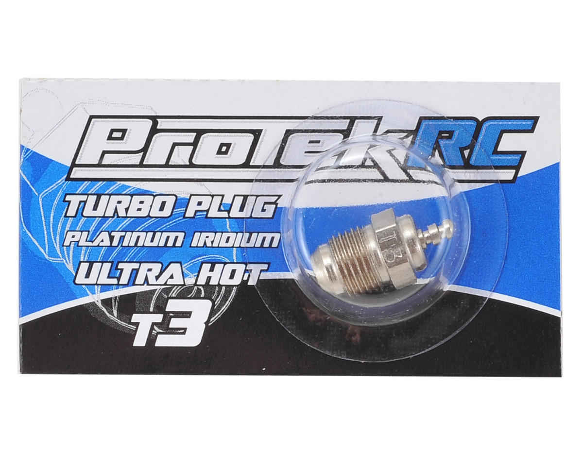 Protek RC - T3 Ultra Hot Turbo Glow Plug (.12 and .21 Engines)