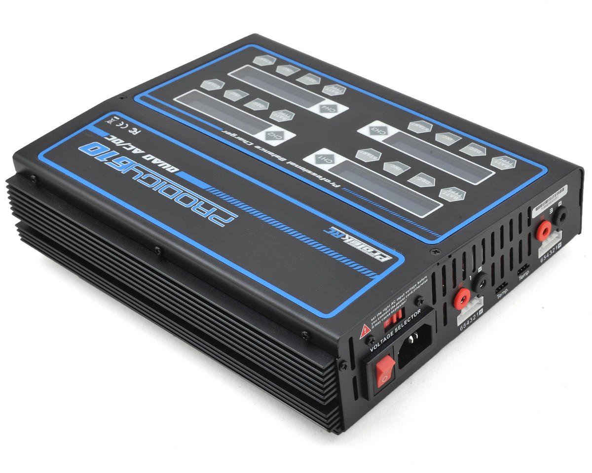 ProTek RC - "Prodigy 610 QUAD AC" LiHV/LiPo AC/DC Battery Charger (6S/10A/100W x 4)