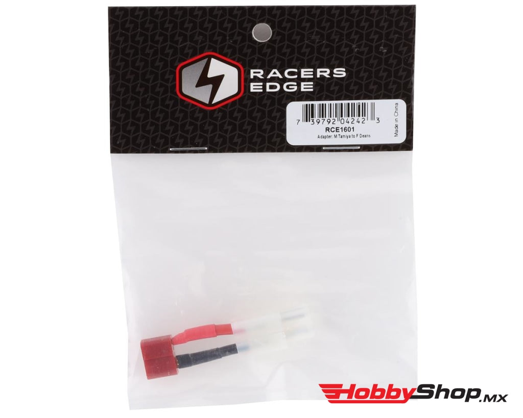 Racers Edge - Adaptador De Batería / Esc: Macho Tamiya A Hembra Deans (T-Plug) En Existencia