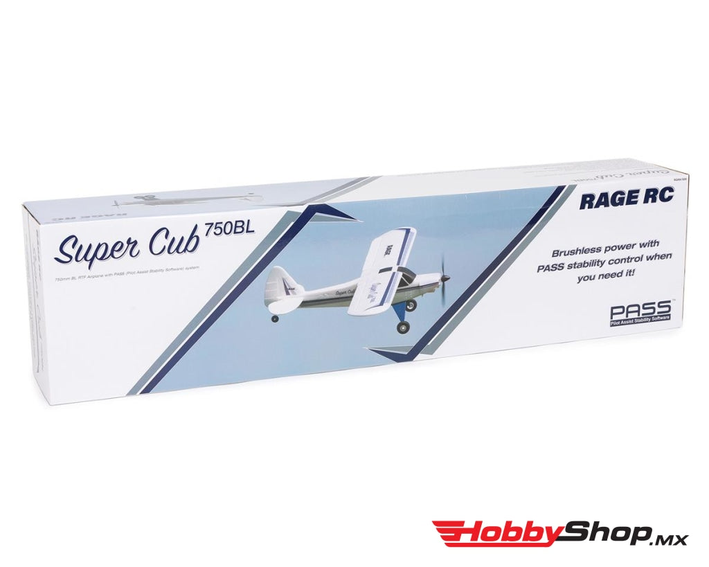 Rage R/C - Super Cub 750 Brushless Rtf 4-Channel Aircraft With Pass (Pilot Assist Stability