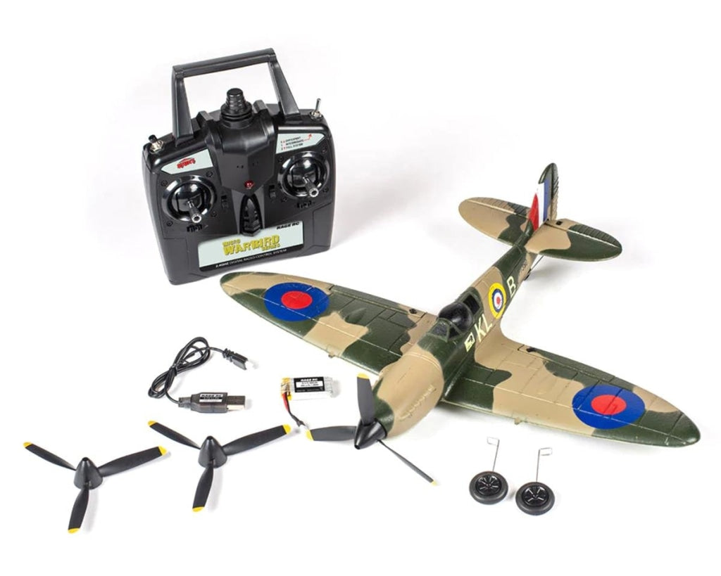 Rage R/c - Supermarine Spitfire Micro Rtf Airplane W/pass En Existencia