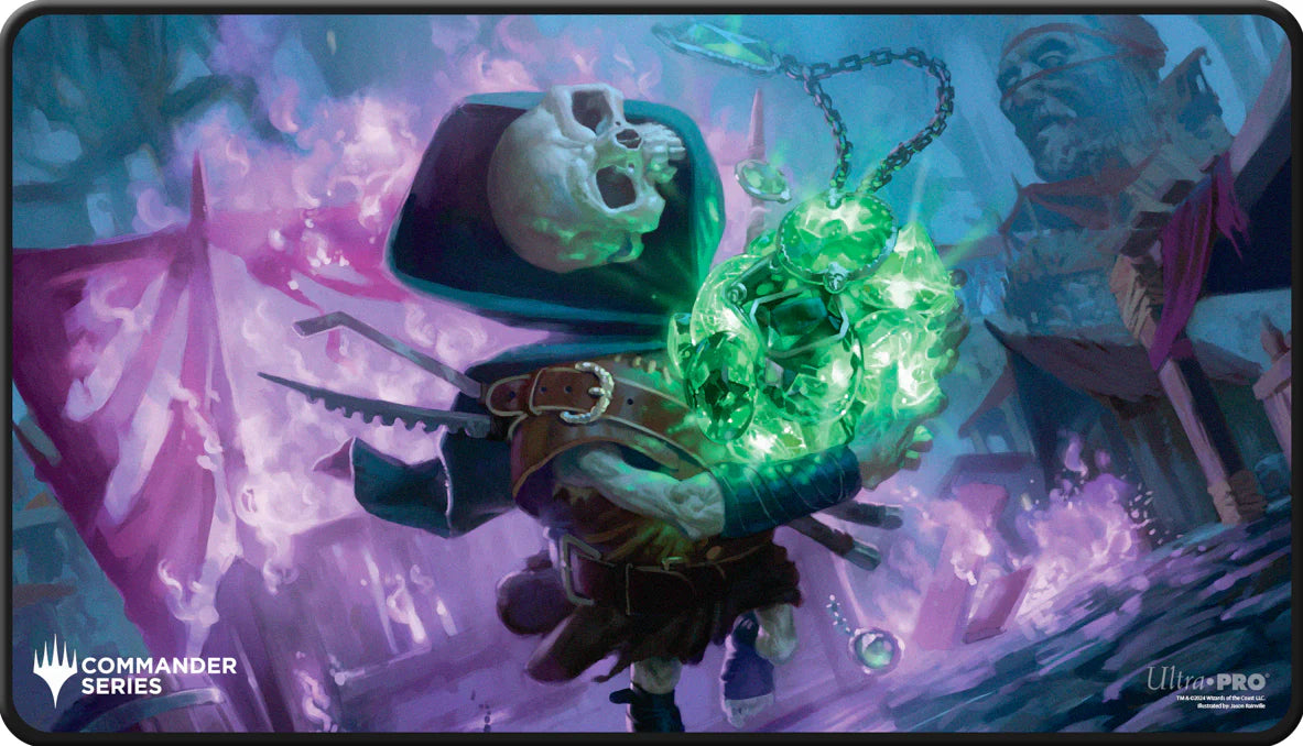 Ultra Pro: Stitched Playmat Tinybones, Trinket Thief Commander Series for Magic: The Gathering