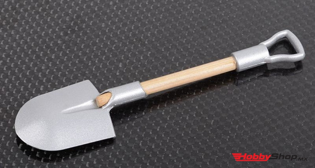 Rc4Wd - Pala A Escala De Metal Boulder Con Agarre En D (Madera) En Existencia