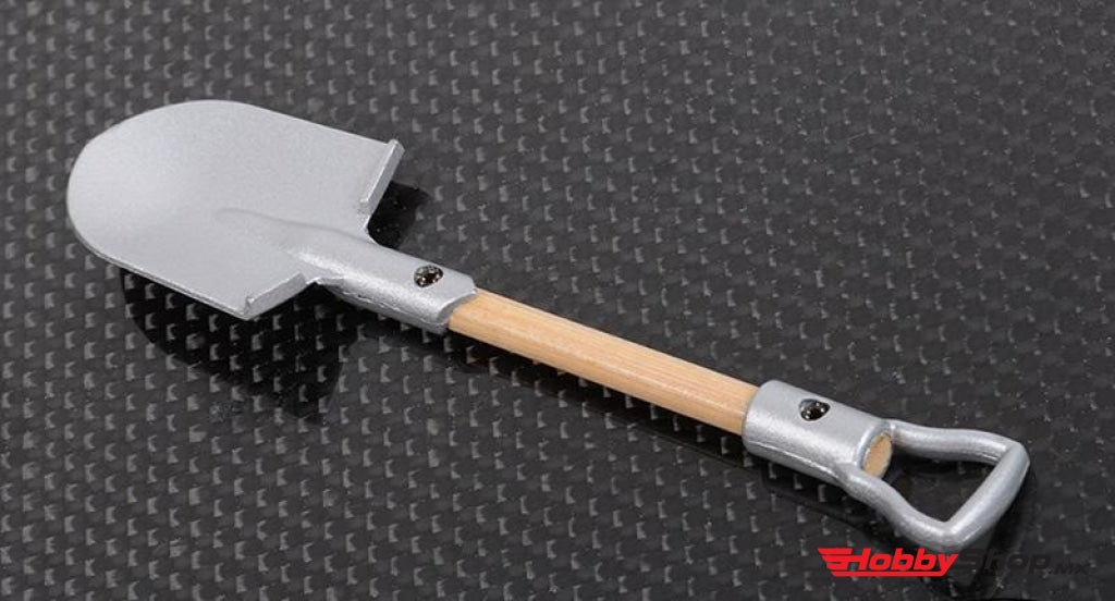 Rc4Wd - Pala A Escala De Metal Boulder Con Agarre En D (Madera) En Existencia
