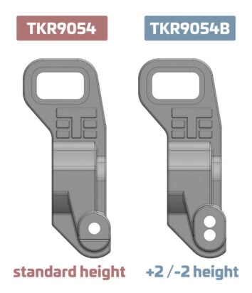 Tekno RC - Rear Hubs and Bearing Spacers (+/-2mm, adj roll center, L/R, EB/NB48 2.1)