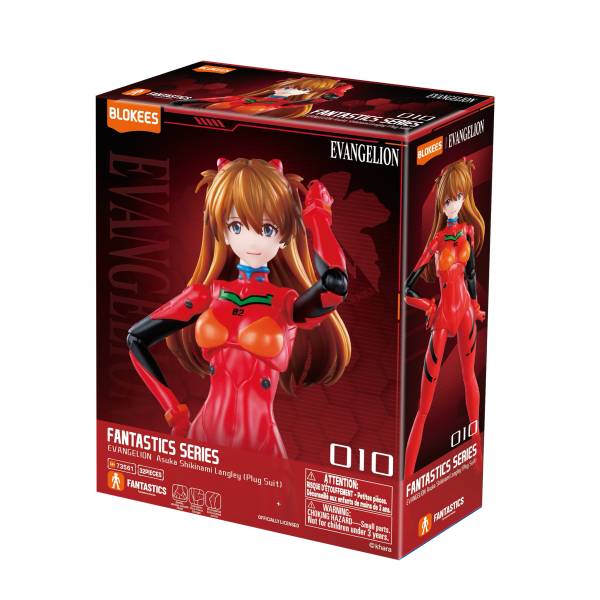 Blokees - Evangelion Fantastics Series: Asuka Shikinami Langley Plug Suit #73561