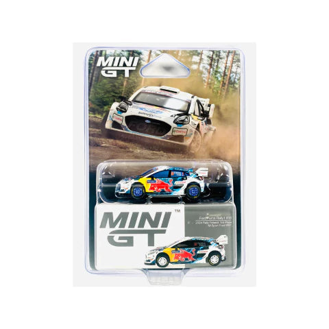 Mini GT - Ford Puma Rally1 #16 M-Sport Ford WRT 2024 Rally Finland 3rd Place 1/64 (Chase)