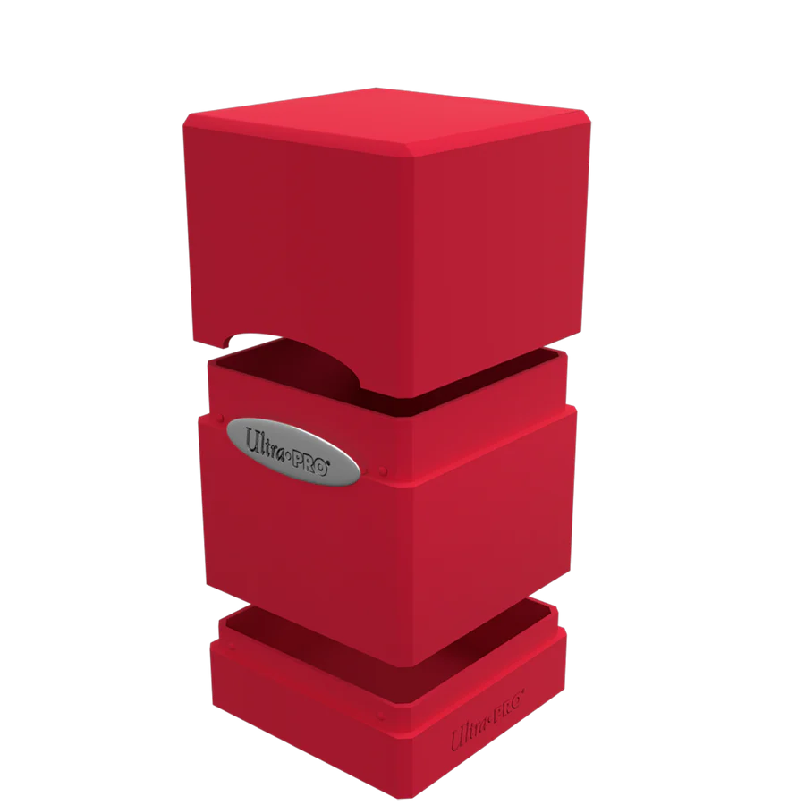 Ultra Pro: Classic SATIN Tower Deck box Apple Red