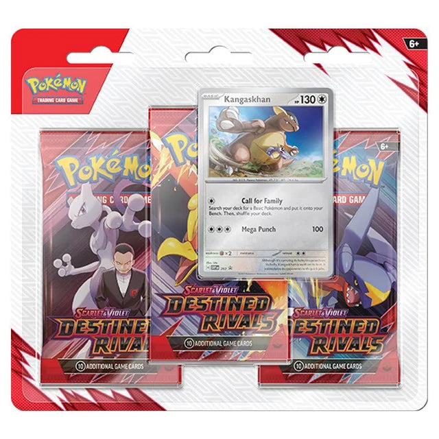 Pokémon TCG: Scarlet & Violet Destined Rivals Three-Booster Blister - Inglés
