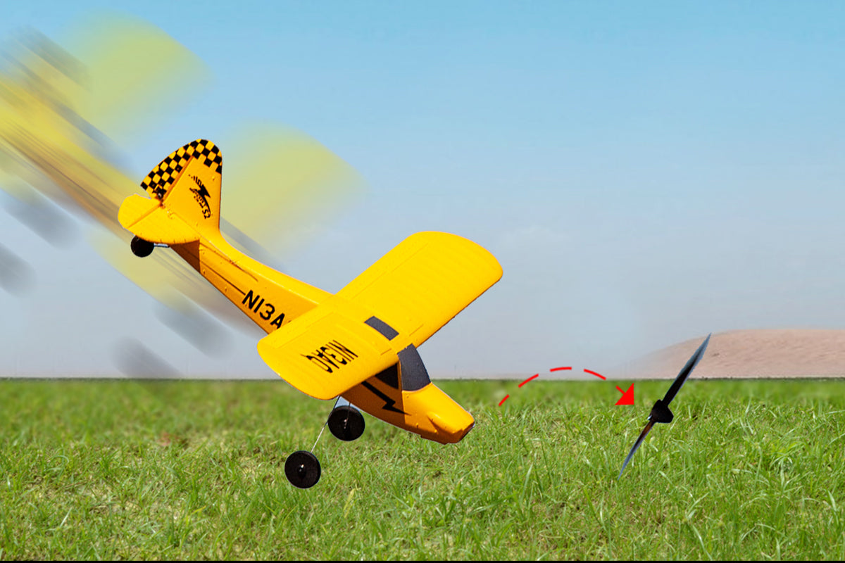 Rage R/C - Sport Cub 400 Micro 3-Channel RTF Airplane with PASS (Pilot Assist Stability Software) System
