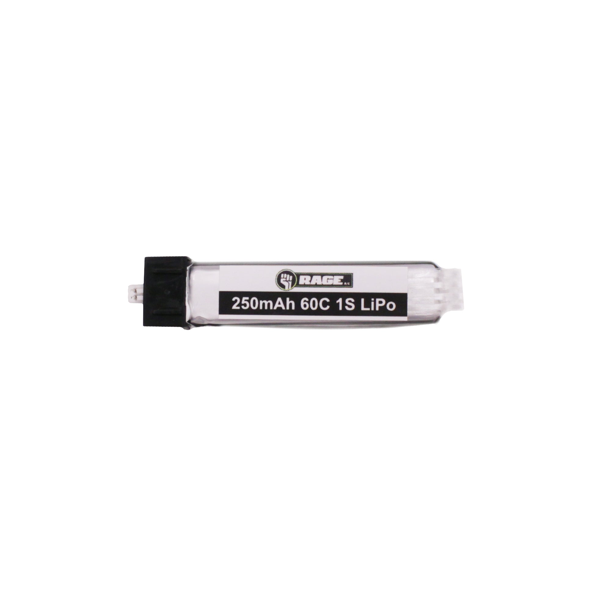 Rage R/C - 1S 3.7V 250mAh 60C LiPo Battery with Ultra-Micro Connector; Taylorcraft, Beechcraft