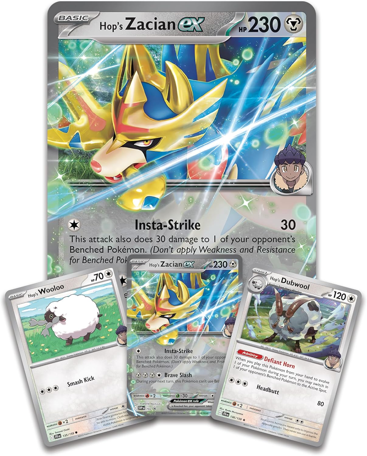 Pokemon TCG: Hop´s Zacian EX - Box - Ingles