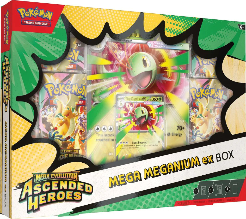 Pokémon TCG: Mega Evolution - Ascended Heroes - Mega Meganium ex Box