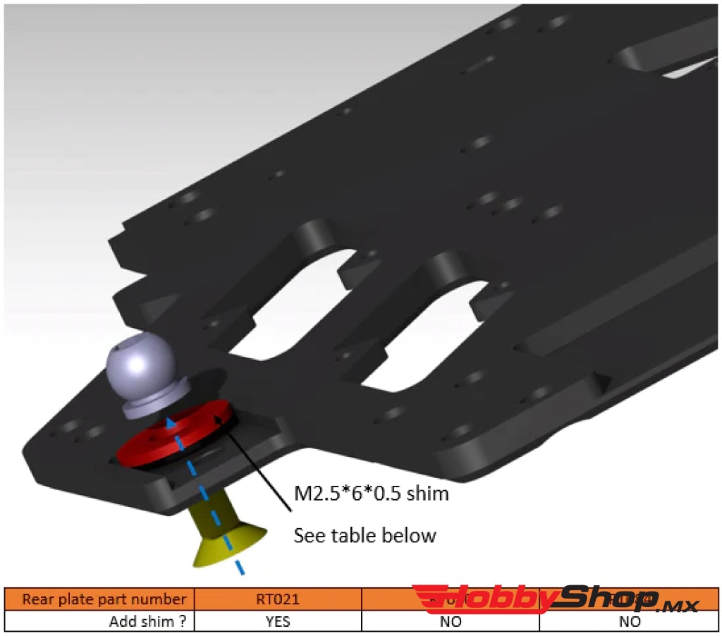 Rtrc - Brass Chassis Option Rta Rt084 En Existencia