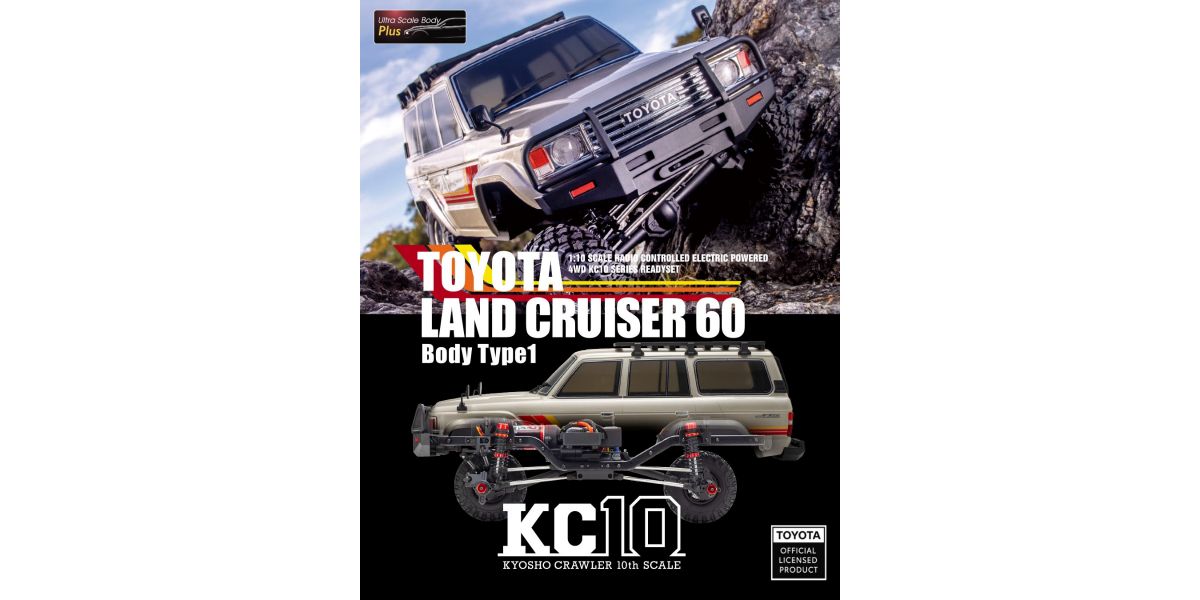 Kyosho - KC10 TOYOTA LAND CRUISER 60 Body Type1