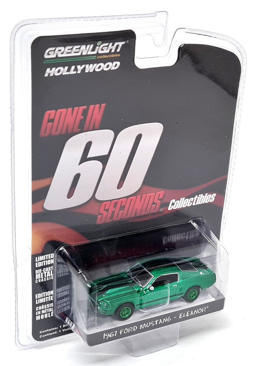 Greenlight - Gone in 60 Seconds 1967 Ford Mustang "Green" Chase - Eleanor, escala 1:64