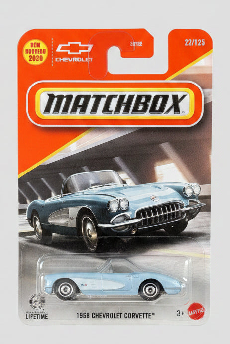 Mattel - Matchbox - 1958 Chevrolet Corvette 22/125