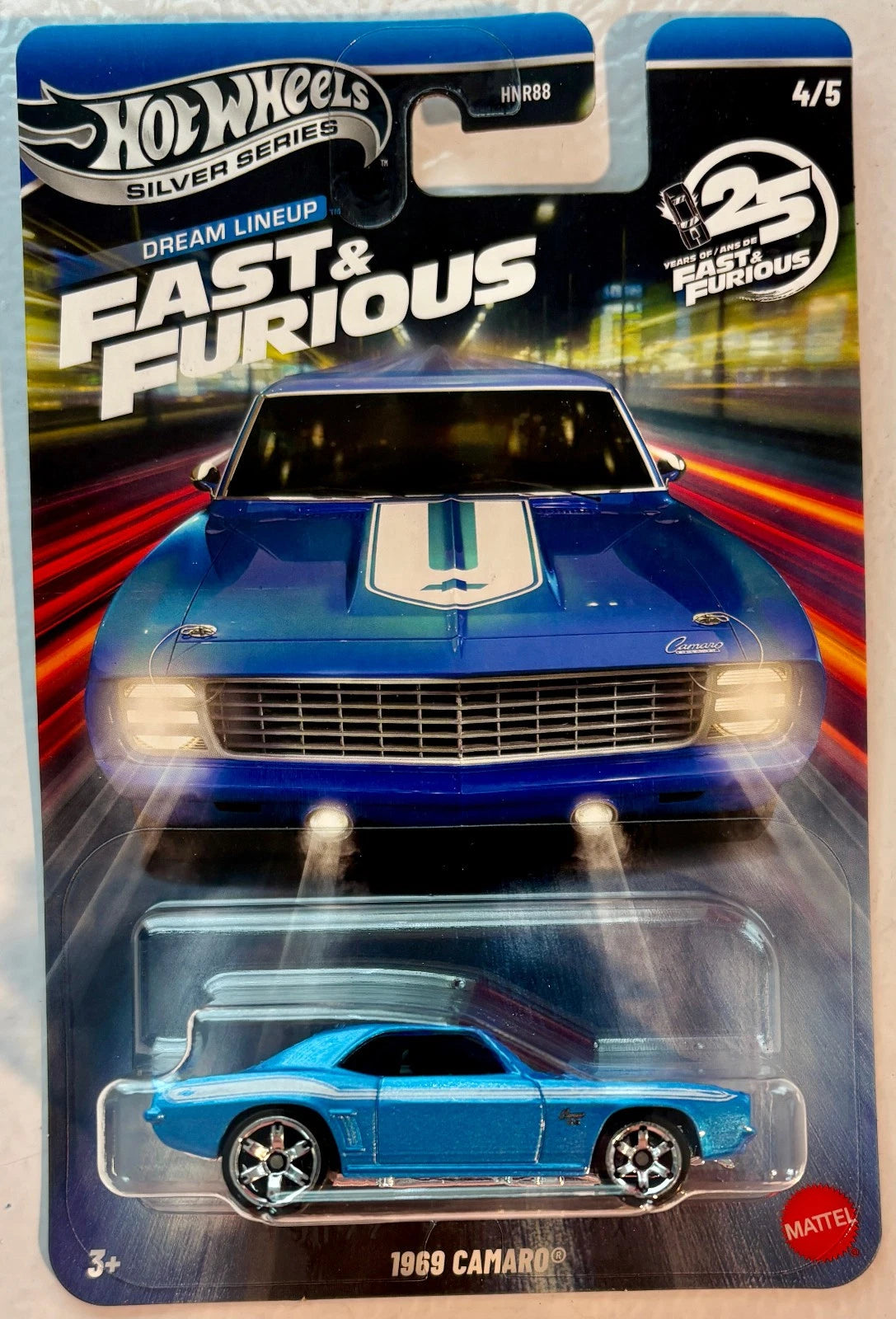 Mattel - Hot Wheels Silver Series, 1969 Camaro Fast & Furious