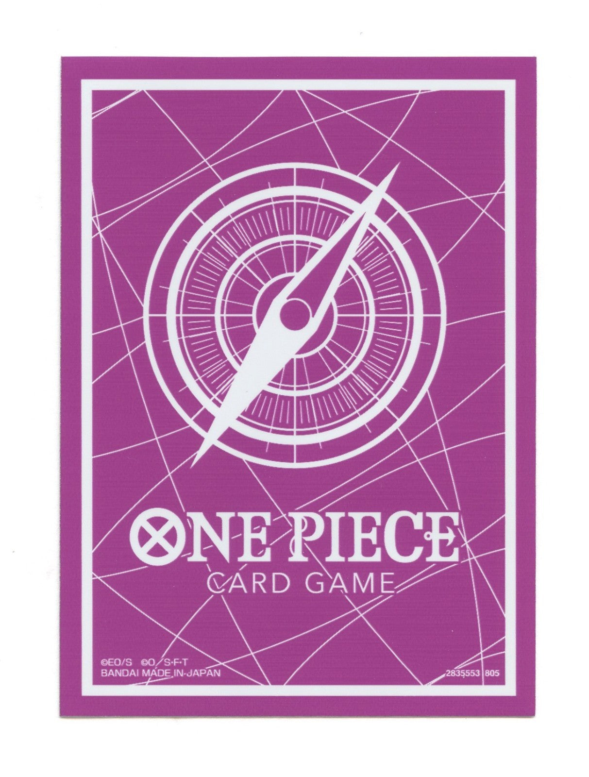 Bandai - One Piece Card Game - Sleeves Oficiales Púrpura