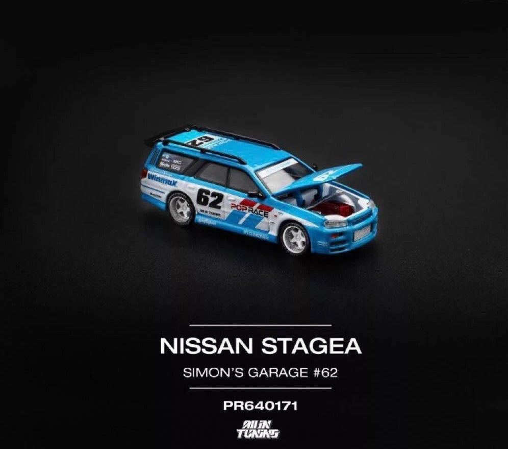POP RACE - 1:64 Nissan Stagea Simons Garage #62
