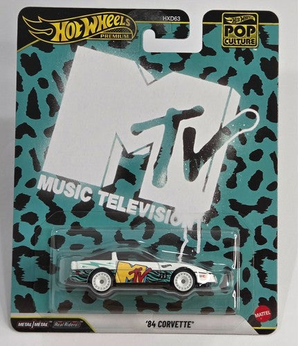 Mattel - Hot WheelsCorvette MTV Music Television 1984 JHW93 POP Culture Premium