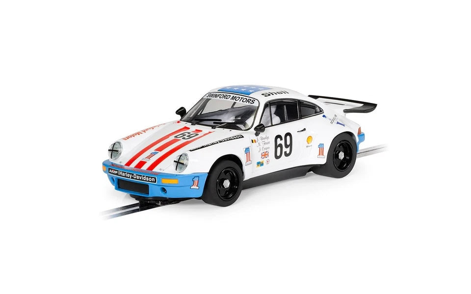 Scalextric - Porsche 911 Carrera RSR 3.0 #69 Le Mans 1975 - Análogo, Escala 1/32
