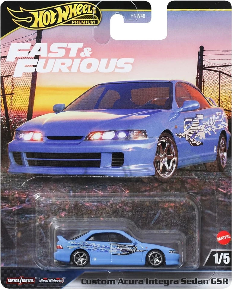 Mattel - Hot Wheels Premium Fast & Furious Custom Acura Integra Sedan GSR 1/5