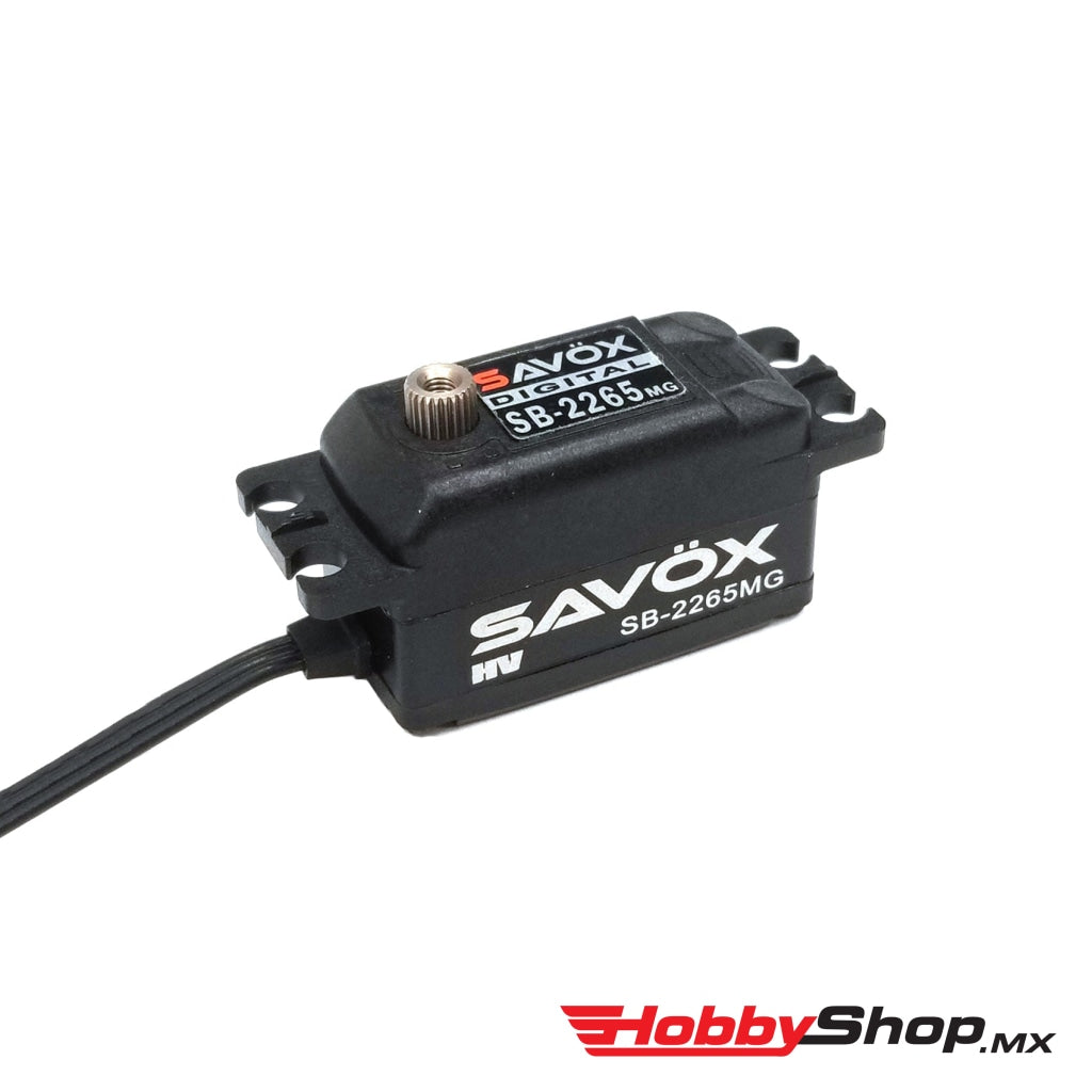 Savox - Black Edition Low Profile High Voltage Brushless Digital Servo 0.08Sec / 166.6Oz @ 7.4V En