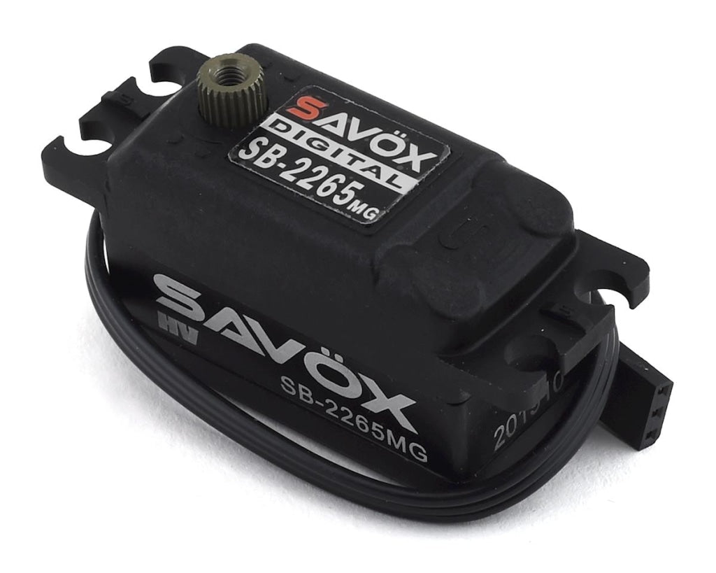 Savox - Black Edition Low Profile High Voltage Brushless Digital Servo 0.08Sec / 166.6Oz @ 7.4V En